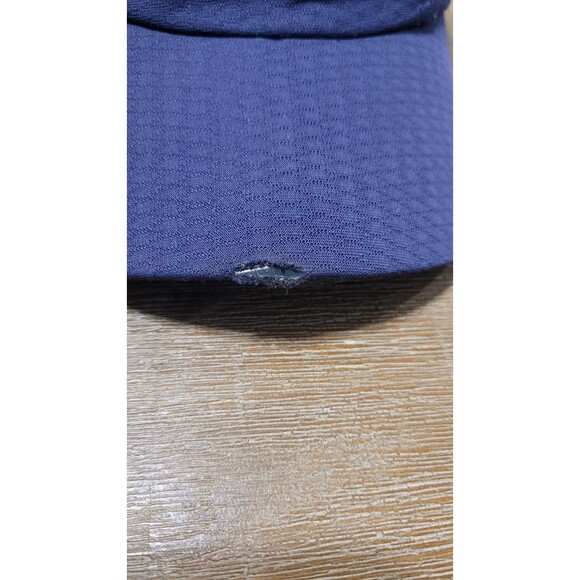 Vtg Nike Panel Swoosh Logo Lightweight Running Outdoor Hiking Hat Cap Blue - Picture 7 of 9